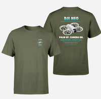 Thumbnail for DJI Neo design on green army t shirt