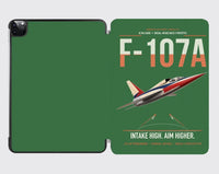 Thumbnail for F-107A Ultra Sabre design on green ipad tablet case