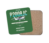 Thumbnail for Tecnam P2008JC NG design on green 1 piece coaster