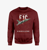 Thumbnail for Dassault Mirage F1C design on wine red sweatshirt