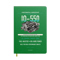 Thumbnail for IO-550 design on green notebook