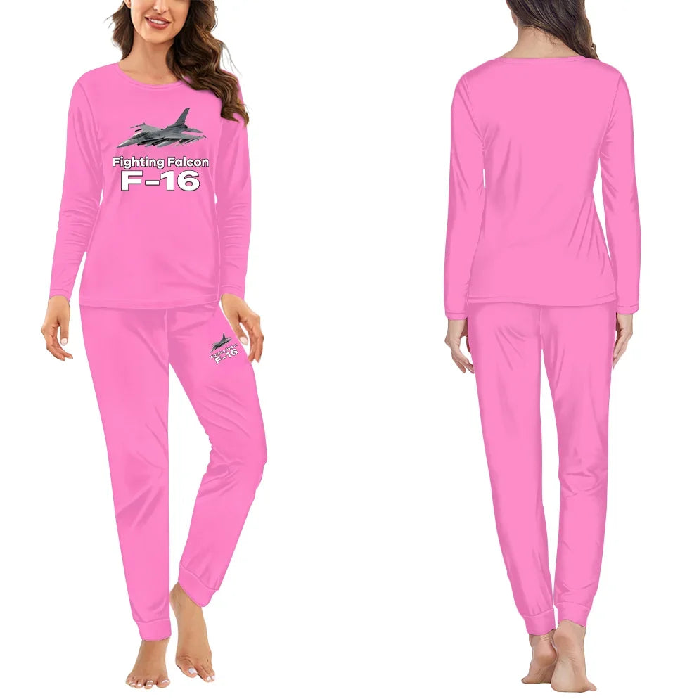 The Fighter Jet 16 women pajamas - Pink