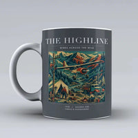 Thumbnail for VINTAGE G4051 - The Highline - Ceramic Mug design on gray