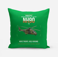 Thumbnail for NHIndustries NH90 TTH design on green pillow