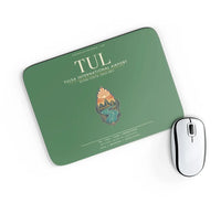 Thumbnail for Tulsa International Airport (TUL) design on green rectangle mouse pad