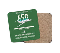 Thumbnail for Cessna Citation 650 - Citation III design on green 1 piece coaster