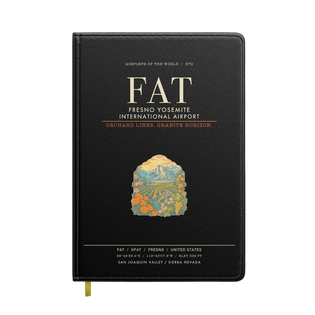 Fresno Yosemite International Airport FAT - Black