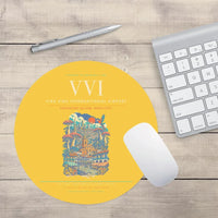 Thumbnail for Viru Viru International Airport VVI Mouse-Pad Round - Yellow