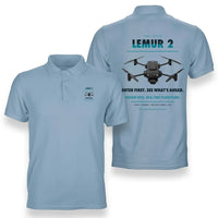 Thumbnail for BRINC LEMUR 2 design on light blue polo