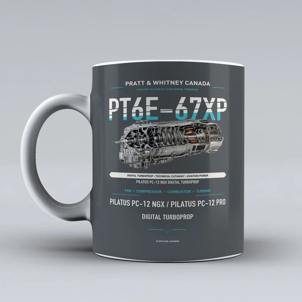 Mug design on gray pt6e 67xp
