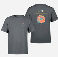 Thumbnail for St. George Regional Airport (SGU) design printed on gray double-side t-shirt