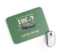 Thumbnail for F8F-2 Bearcat Climb First Fight Hard design on green rectangle mouse pad