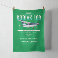 Thumbnail for Daher Kodiak 100 Series III design on green towel