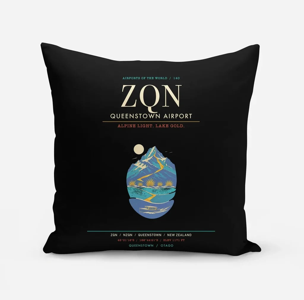 Queenstown Airport ZQN - Wakatipu Alpine Gold - Black