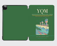 Thumbnail for Greater Moncton International Airport (YQM) design on green ipad tablet case