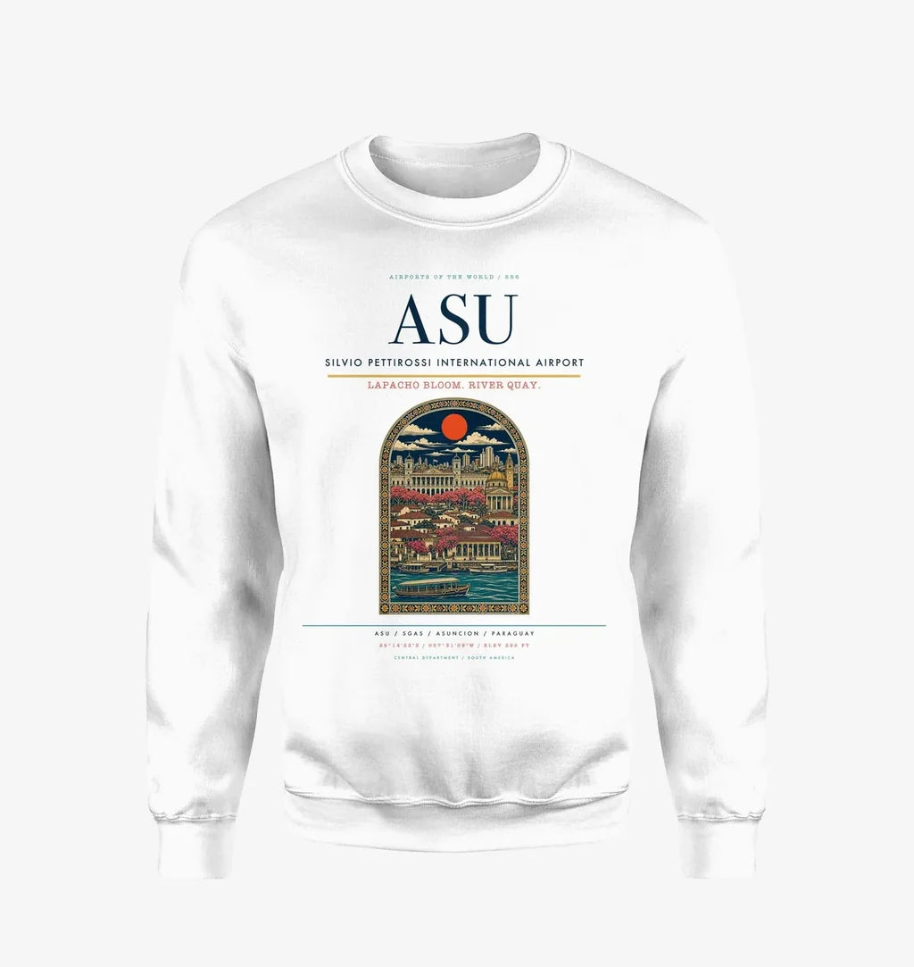 Silvio Pettirossi International Airport ASU Sweatshirt - White