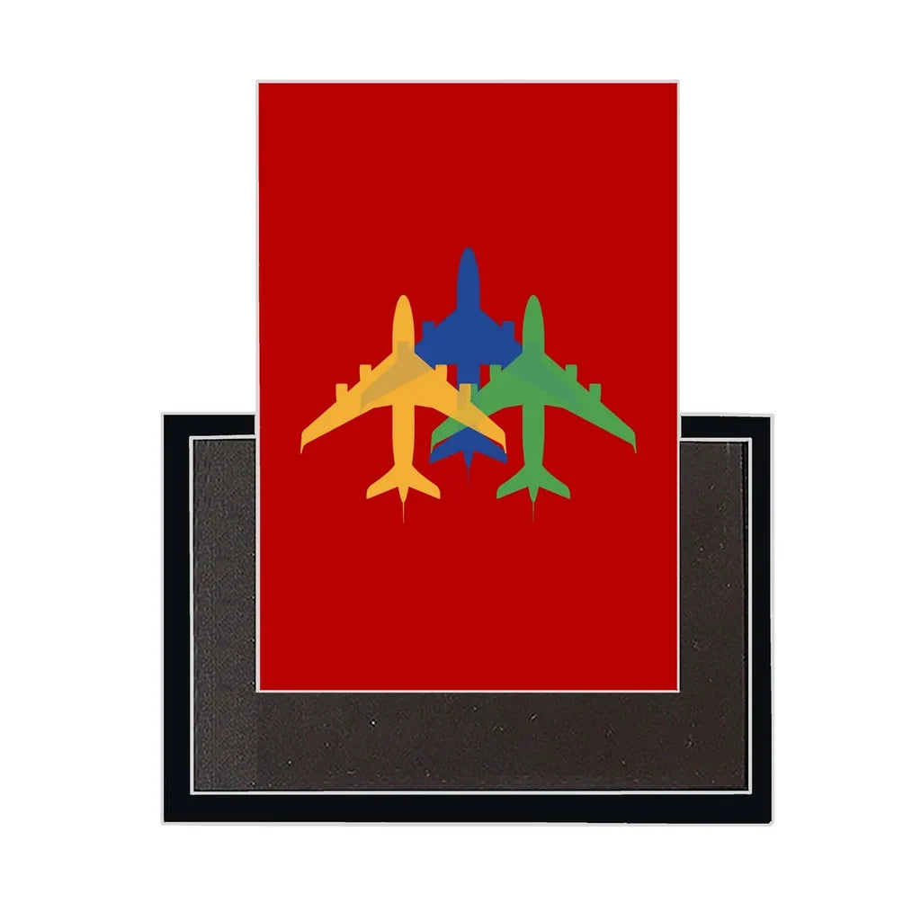 Colourful 3 Airplanes Magnet - view 8