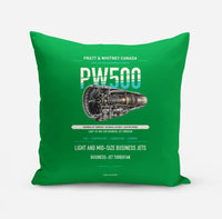 Thumbnail for PW500 design on green pillow
