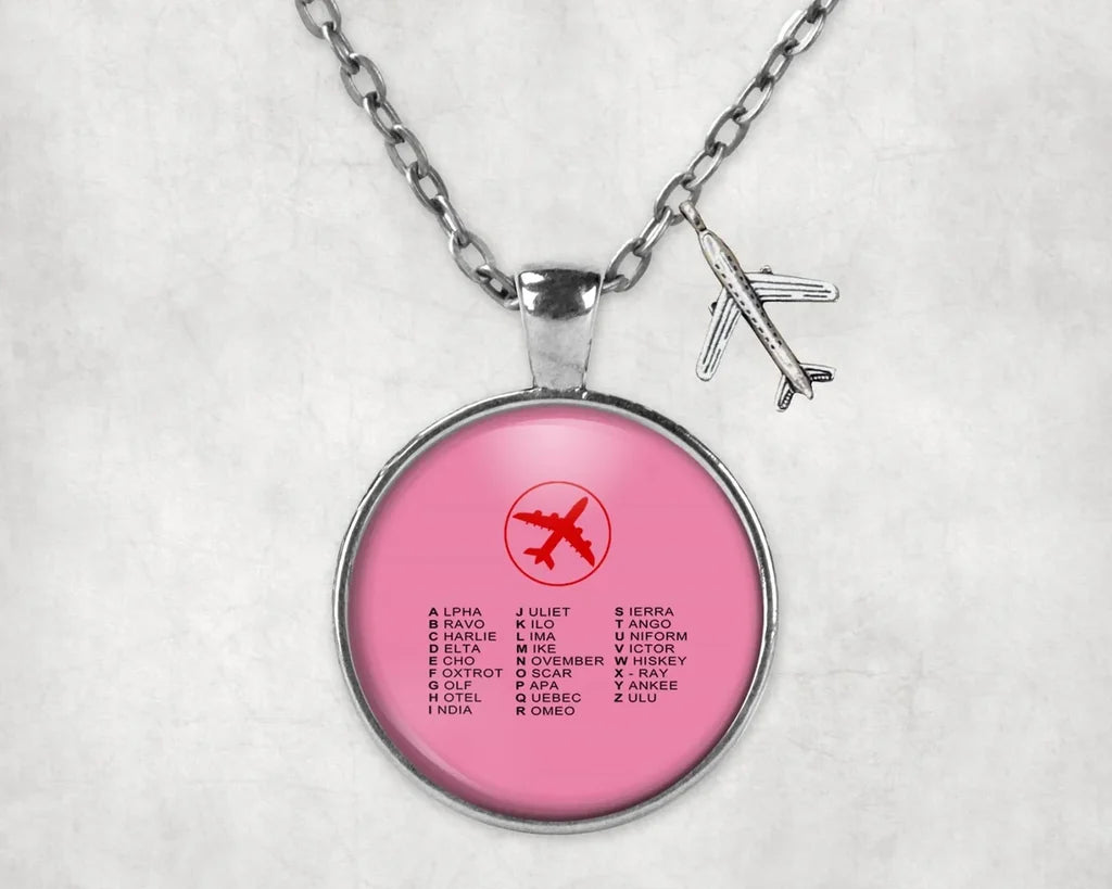 Aviation Alphabet Necklace - view 8