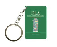 Thumbnail for Douala International Airport DLA Key Chain design on green key chain