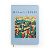 Thumbnail for VINTAGE G4372 - The Tram To The Tarmac - Designed Notebooks design on lightblue