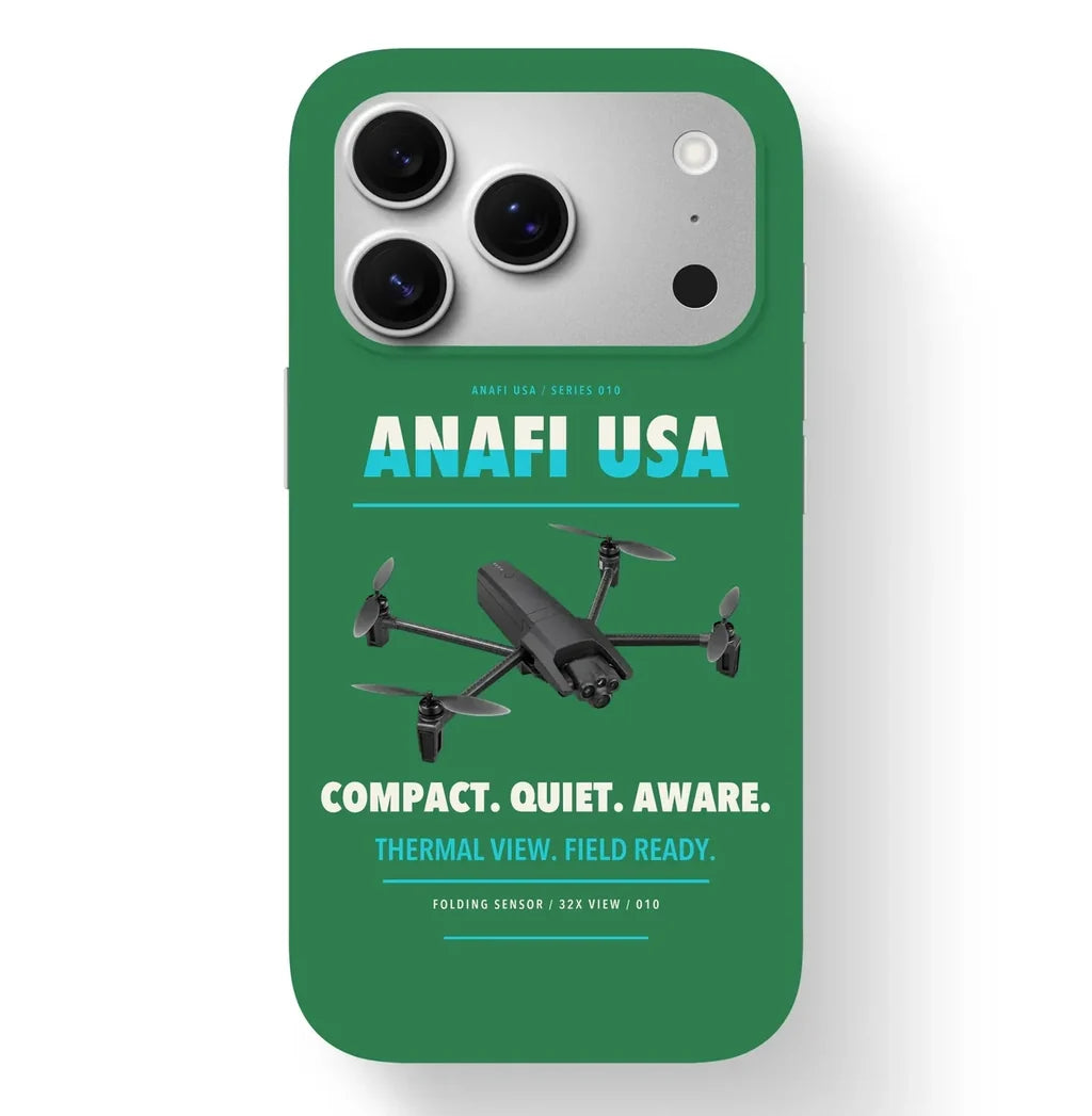 Parrot ANAFI USA Case design on green iphone case