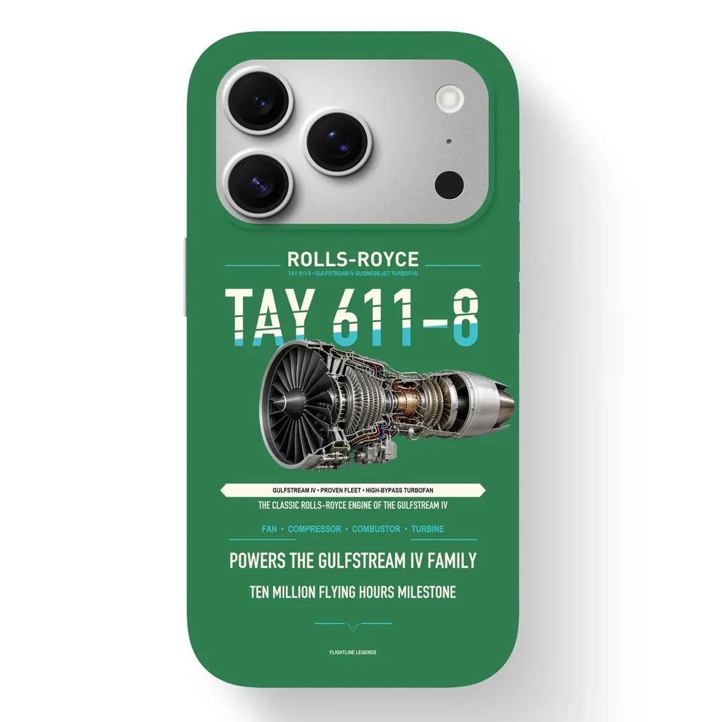 TAY 611-8 Case design on green iphone case