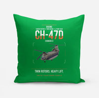 Thumbnail for Boeing CH-47D design on green pillow
