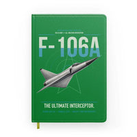 Thumbnail for F-106A Delta Dart design on green notebook