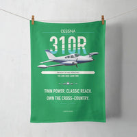 Thumbnail for Cessna 310R design on green towel