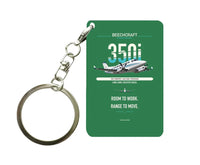 Thumbnail for King Air 350i Key Chain design on green key chain