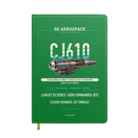 Thumbnail for CJ610 design on green notebook