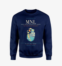 Thumbnail for Manila Ninoy Aquino International Airport MNL Sweatshirt - Navy Blue
