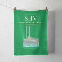 Thumbnail for Shreveport Regional Airport (SHV) design on green towel