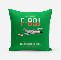 Thumbnail for F-89J Scorpion design on green pillow