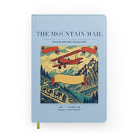 Thumbnail for VINTAGE G4038 - The Mountain Mail - Designed Notebooks design on lightblue