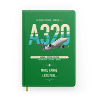 Thumbnail for Airbus A320neo design on green notebook