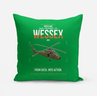 Thumbnail for Westland Wessex HU5 design on green pillow