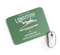 Thumbnail for Cessna Citation Longitude design on green rectangle mouse pad