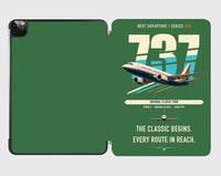 Thumbnail for Boeing 737-300 Classic design on green ipad tablet case