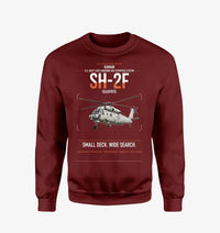 Thumbnail for Kaman SH-2F Seasprite design on wine red sweatshirt