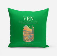 Thumbnail for Verona Villafranca Airport (VRN) design on green pillow
