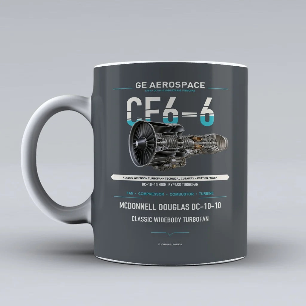 Mug design on gray cf6 6