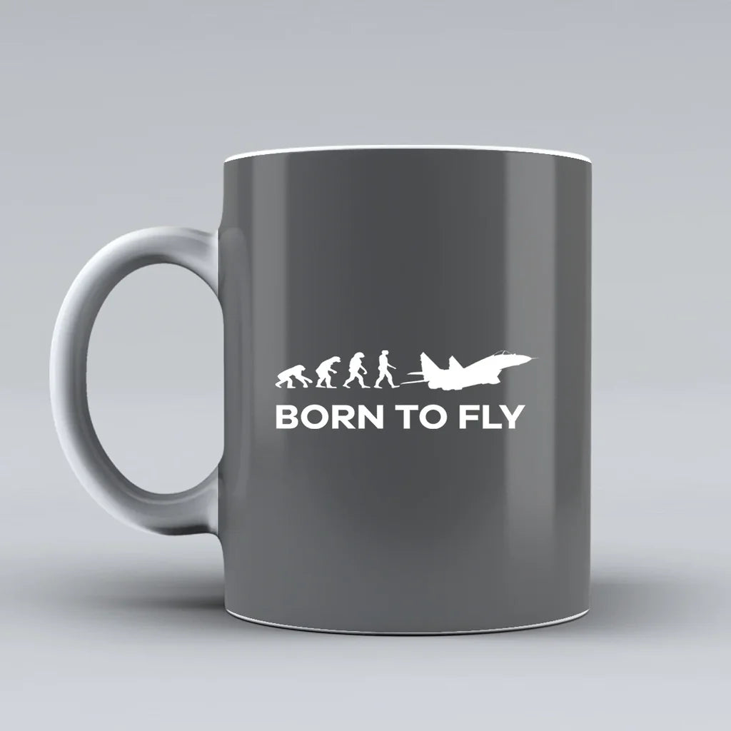 Customisable Born to Fly Mug - view 8
