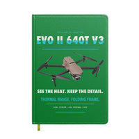 Thumbnail for Autel EVO II Dual 640T V3 design on green notebook