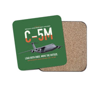 Thumbnail for C-5M Super Galaxy design on green 1 piece coaster