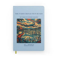 Thumbnail for VINTAGE G4497 - The Paddy Reflection Roads - Designed Notebooks design on lightblue