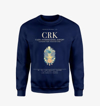 Thumbnail for Clark International Airport CRK Sweatshirt - Navy Blue