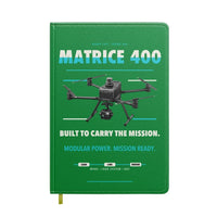 Thumbnail for DJI Matrice 400 design on green notebook
