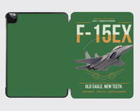 Thumbnail for F-15EX Eagle II design on green ipad tablet case